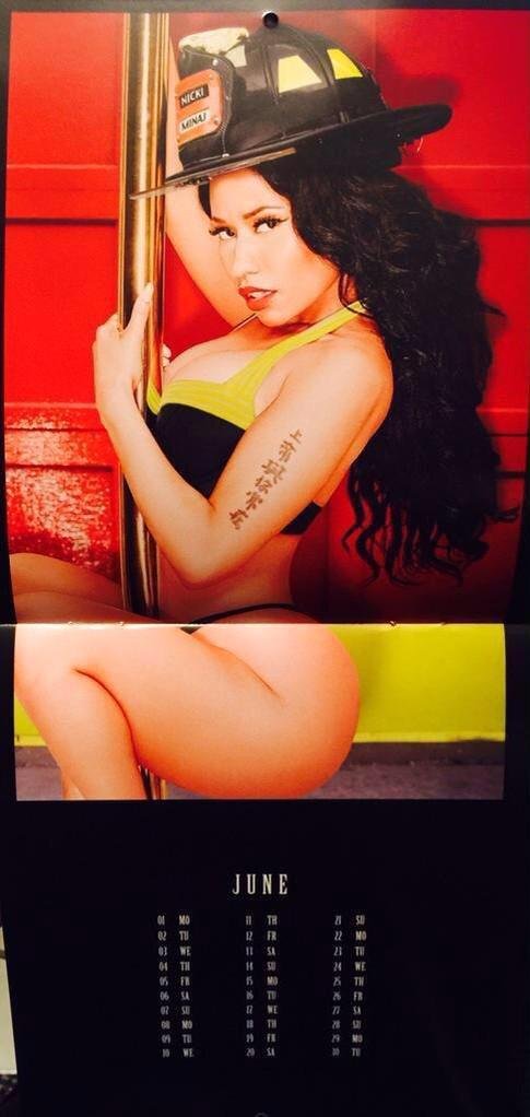 Nicki Minaj Nude Calendar