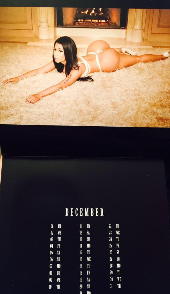 Nicki Minaj Nude Calendar