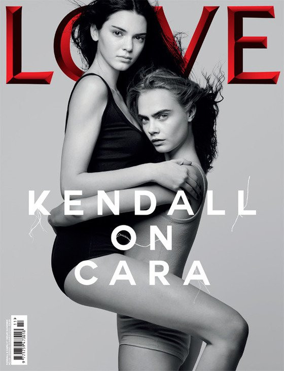 Kim Kardashian Cara Delevingne Kendall Jenner from Love Magazine 02 TheFappening.nu 